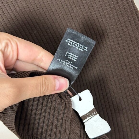 Babaton Ribbed Sculpt Knit Back-Tie Tank - Picture 6 of 6